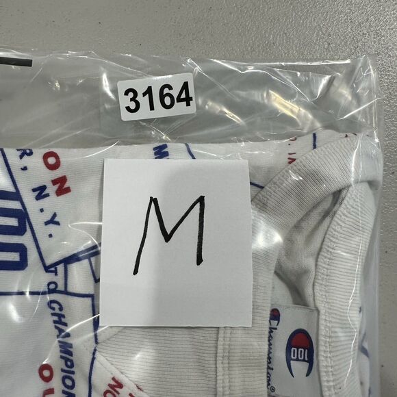 Champion T-Shirt Men's Medium 100th Anniversary Logo Spellout Crewneck - Picture 8 of 8